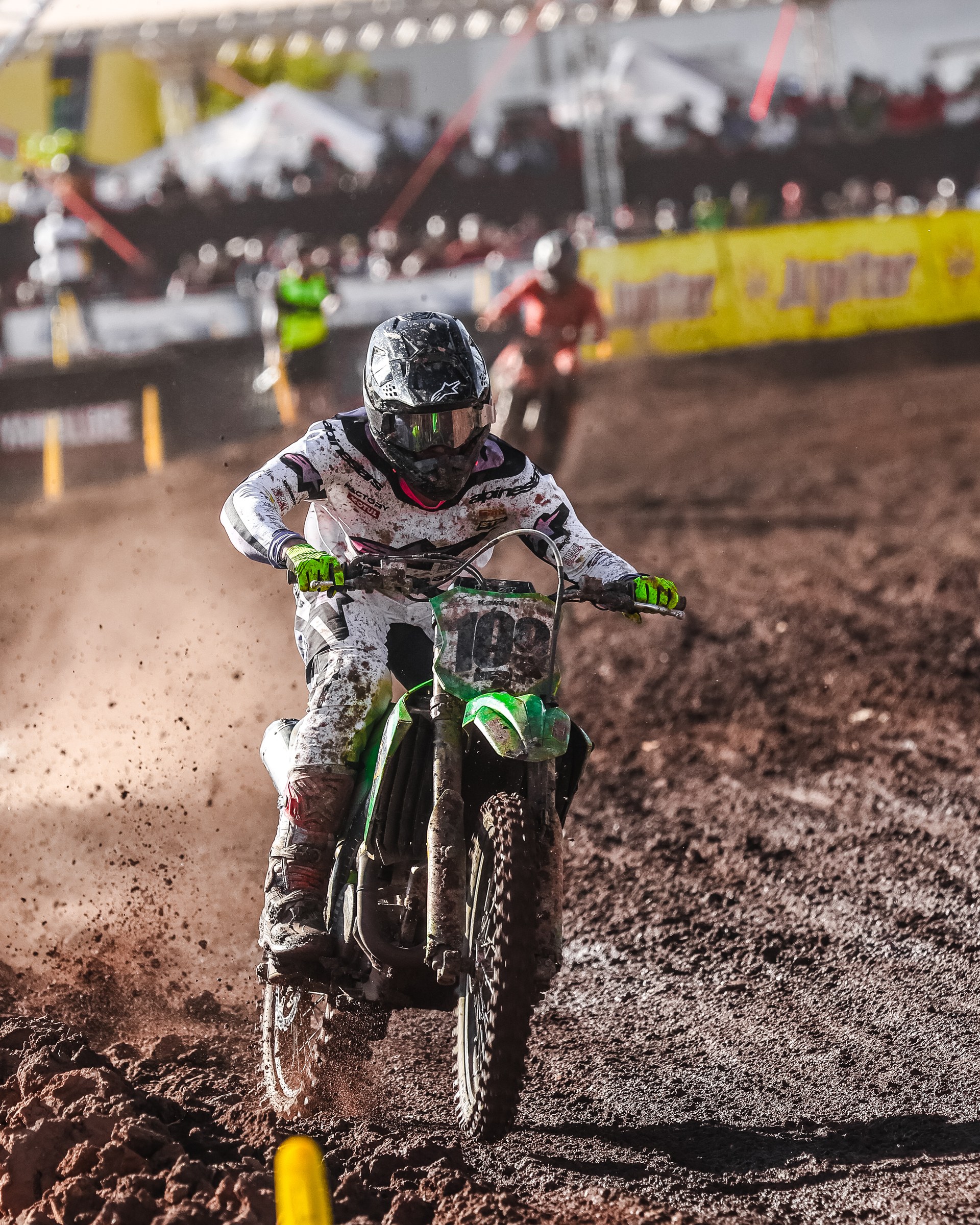 Guilherme Bresolin competindo na categoria MX1 do Campeonato Brasileiro de Motocross